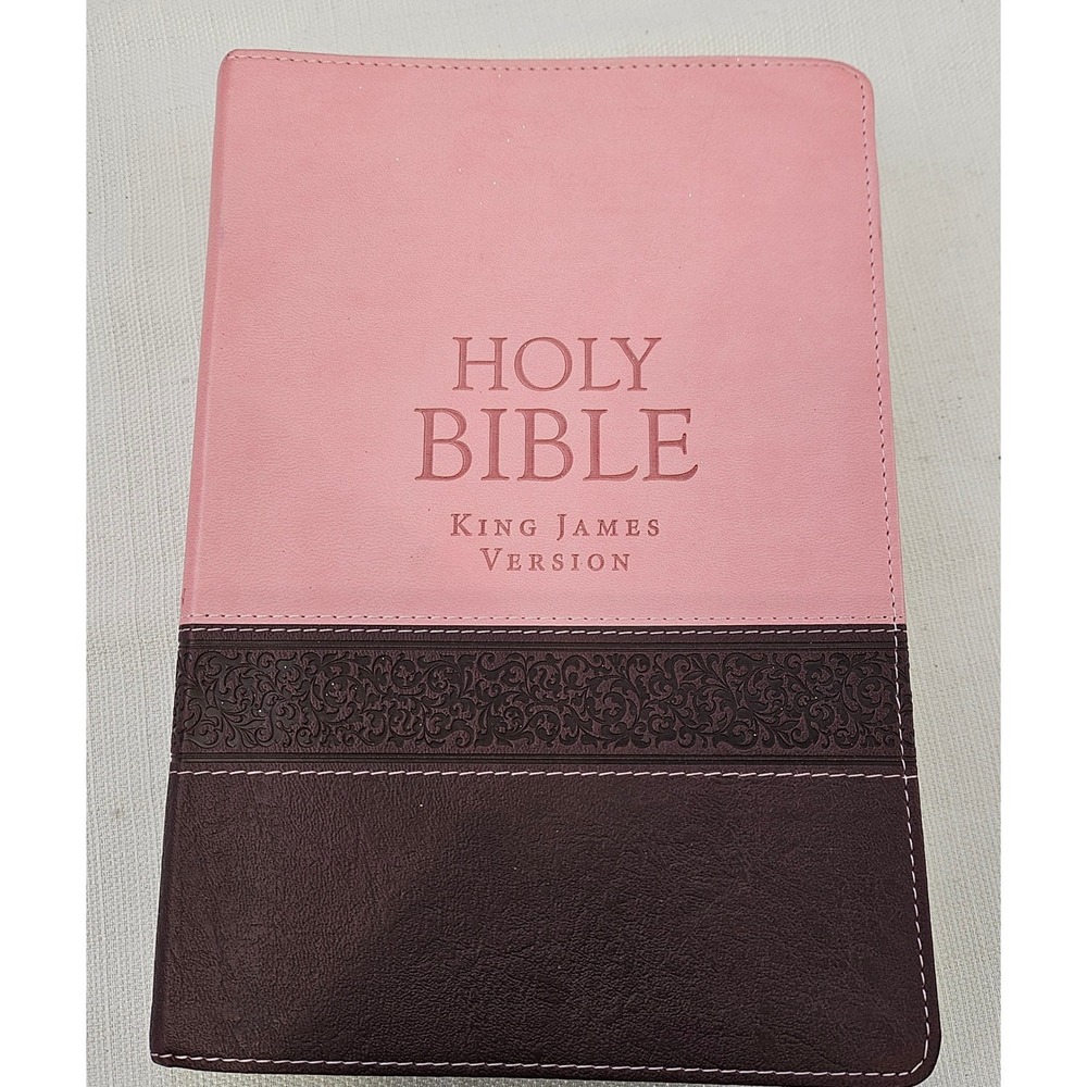 Holy Bible King James Version KJV Large Print Thinline Edition Christian Art Pub